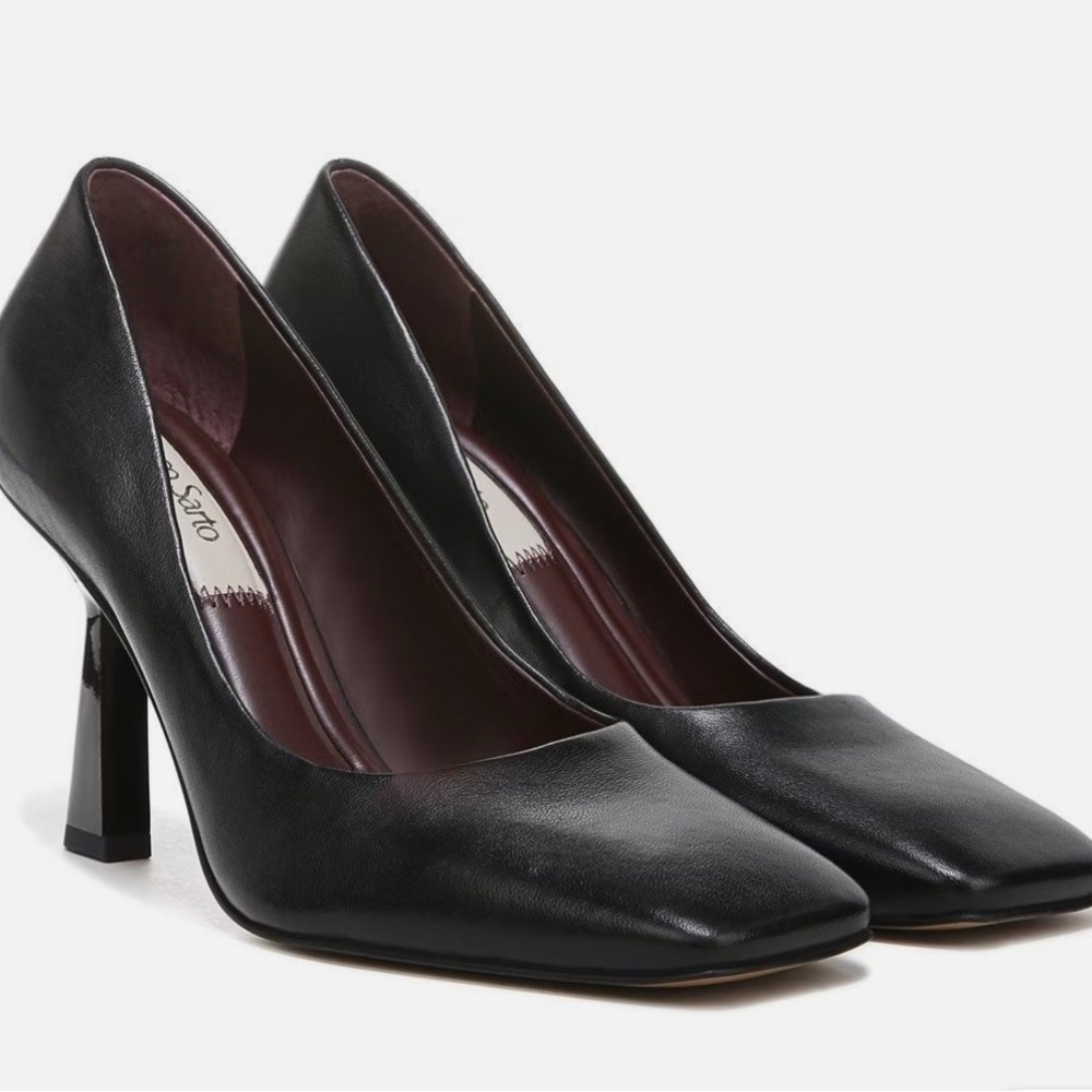 Franco sarto Finley Black Leather Franco Sarto Pumps